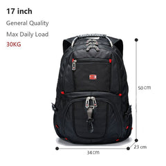 Men's Multifunctional Waterproof Backpack with USB Support