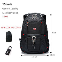Men's Multifunctional Waterproof Backpack with USB Support