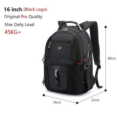 Men's Multifunctional Waterproof Backpack with USB Support