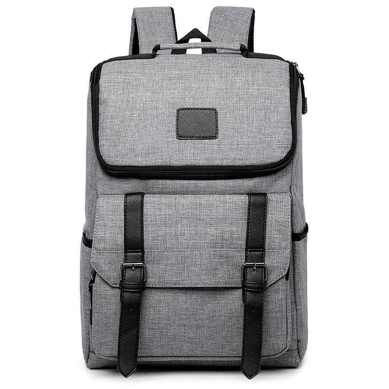 Preppy Style Casual Canvas Backpack