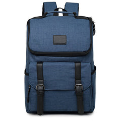 Preppy Style Casual Canvas Backpack