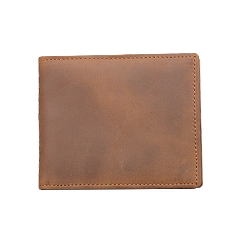 Men's Vintage Compact Genuine Leather Wallet