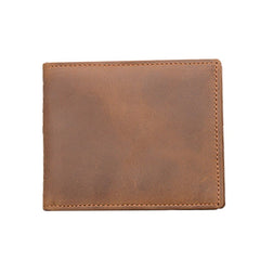 Men's Vintage Compact Genuine Leather Wallet