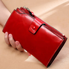 Women's Anti-RFID Leather Wallet