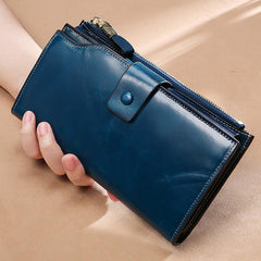 Women's Anti-RFID Leather Wallet