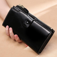 Women's Anti-RFID Leather Wallet