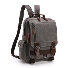 Men's Retro Style Canvas Backpack