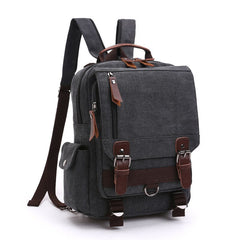 Men's Retro Style Canvas Backpack