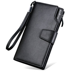 Men's Leather Zipper Wallet
