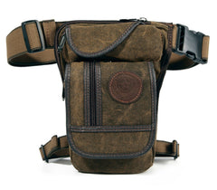 Men's Compact Canvas Crossbody Bag