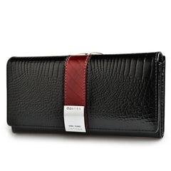 Women's Lacquered Leather Wallet