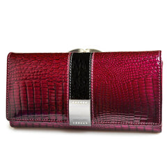 Women's Lacquered Leather Wallet