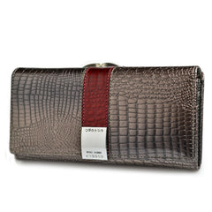 Women's Lacquered Leather Wallet
