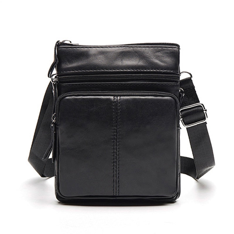 Men's Leather Messenger Bag