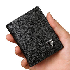 Men's Slim Mini Genuine Leather Wallet