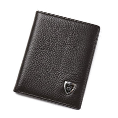 Men's Slim Mini Genuine Leather Wallet