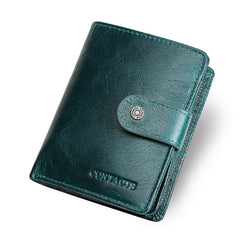 Women's Colorful Vertical Leather Wallet
