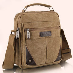 Men's Travel  Canvas Crossbody Bag