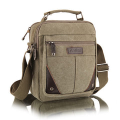 Men's Travel  Canvas Crossbody Bag