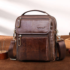 Men's Compact Leather Handbag