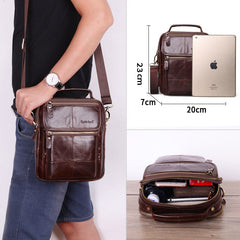 Men's Compact Leather Handbag