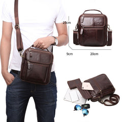 Men's Compact Leather Handbag