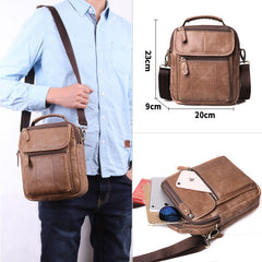 Men's Compact Leather Handbag