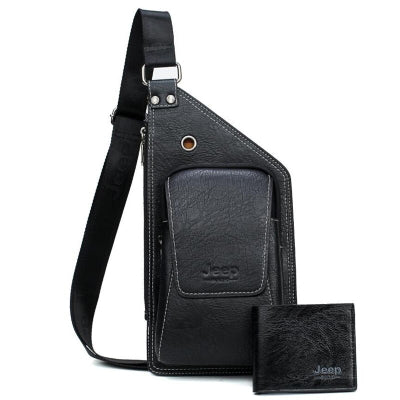 Men's Leather Crossbody Bag