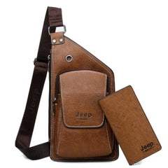Men's Leather Crossbody Bag