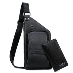 Men's Leather Crossbody Bag