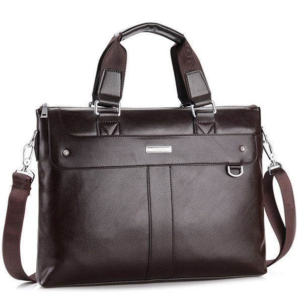 Men's Casual Leather Portfolio Bag
