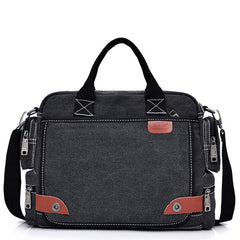 Men's Retro Canvas Briefcase