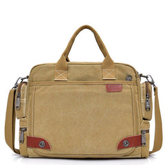 Men's Retro Canvas Briefcase