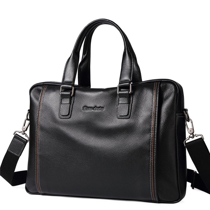 Men's Genuine Leather Crossbody Bag