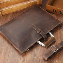 Slick Genuine Leather Handbag for Men