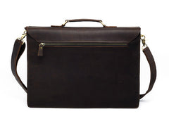 Vintage Genuine Leather Men's Briefcase