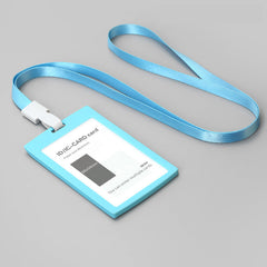 Multi-Color Strap Lanyard and Card Holder