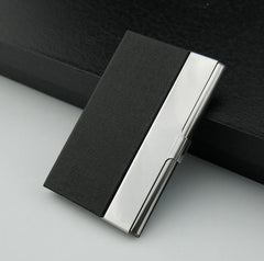 Men's Aluminum Leather Cardholder