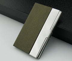 Men's Aluminum Leather Cardholder