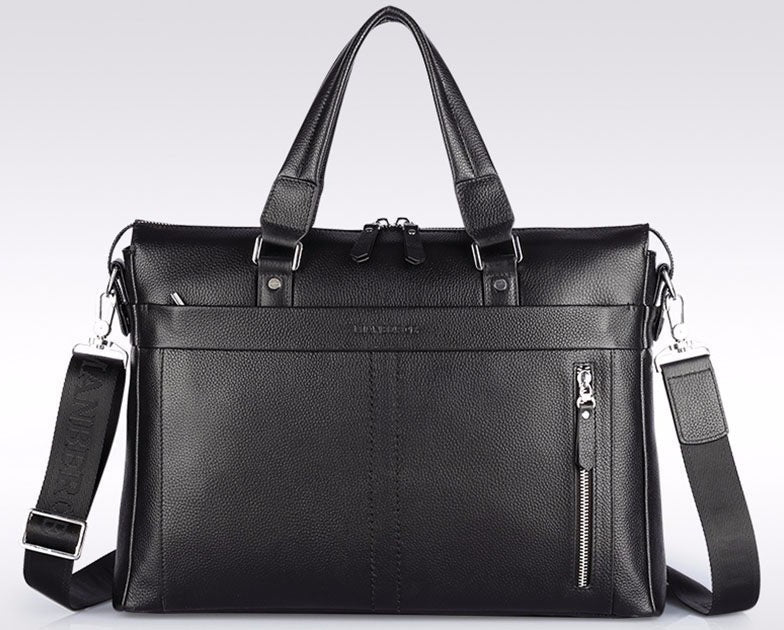 Fashion Casual Genuine Leather Men's Briefcase
