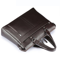 Fashion Casual Genuine Leather Men's Briefcase