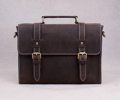 Men's Vintage Leather Briefcase