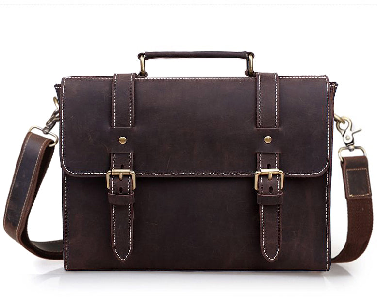 Men's Vintage Leather Briefcase