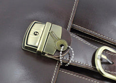 Luxury Genuine Leather Men's Briefcase
