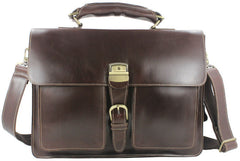 Luxury Genuine Leather Men's Briefcase