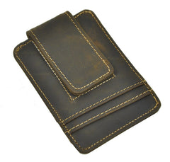 Leather Magnetic Money Clip