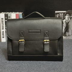Elegant Leather Men's Briefcase