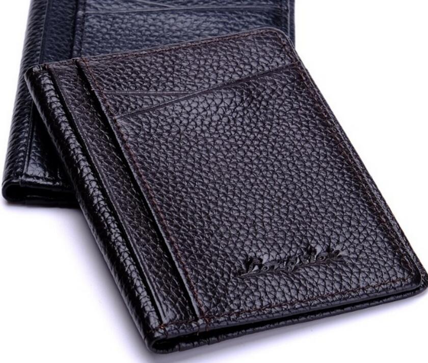 Cow Leather Credit Card and ID Holder for Men