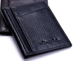 Cow Leather Credit Card and ID Holder for Men