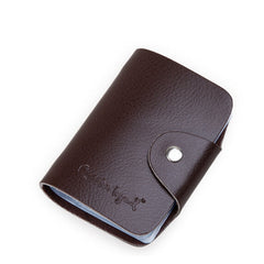 Men's Colorful Leather Card Holder
